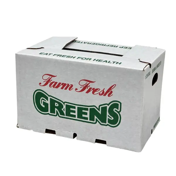 Specializing in the production of wax corrugated carton box fresh vegetable turnover box