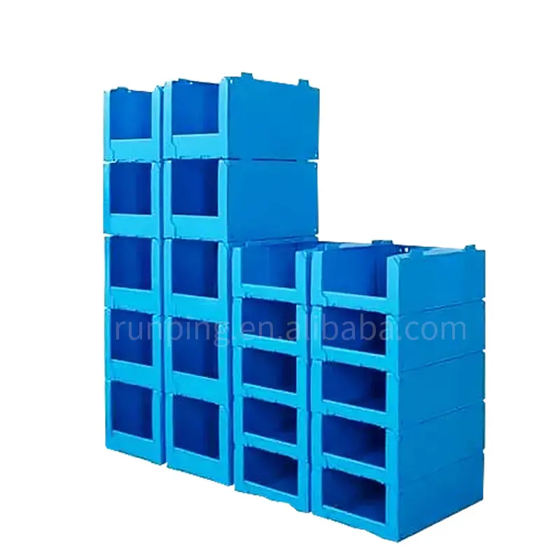 Wholesale Recyecled Customized Design Stackable Foldable gypsum box Storage Container