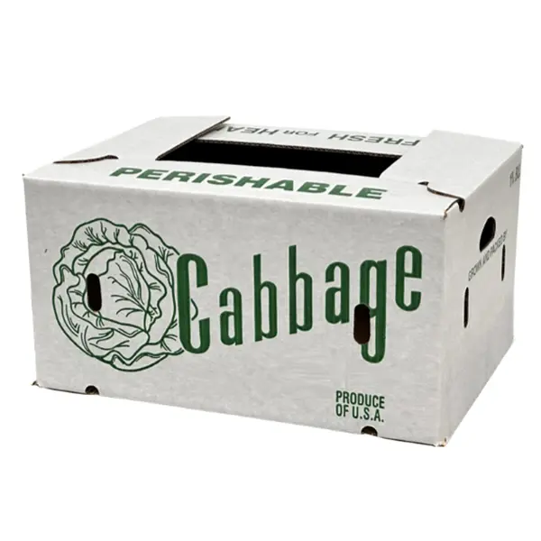 Specializing in the production of wax corrugated carton box fresh vegetable turnover box